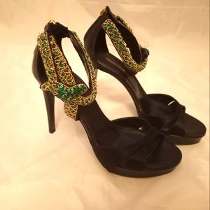 Roberto Cavalli Emerald Green Pumps